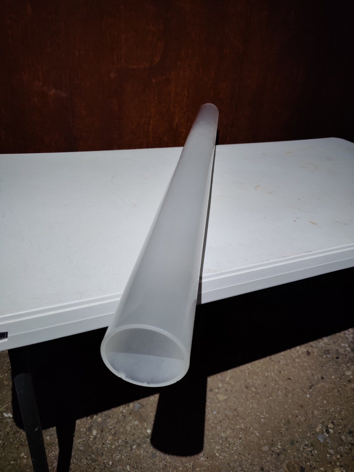 Fused Quartz Tube Frosted/Etched Interior OD 80mm ID 71mm 3.7FT Long