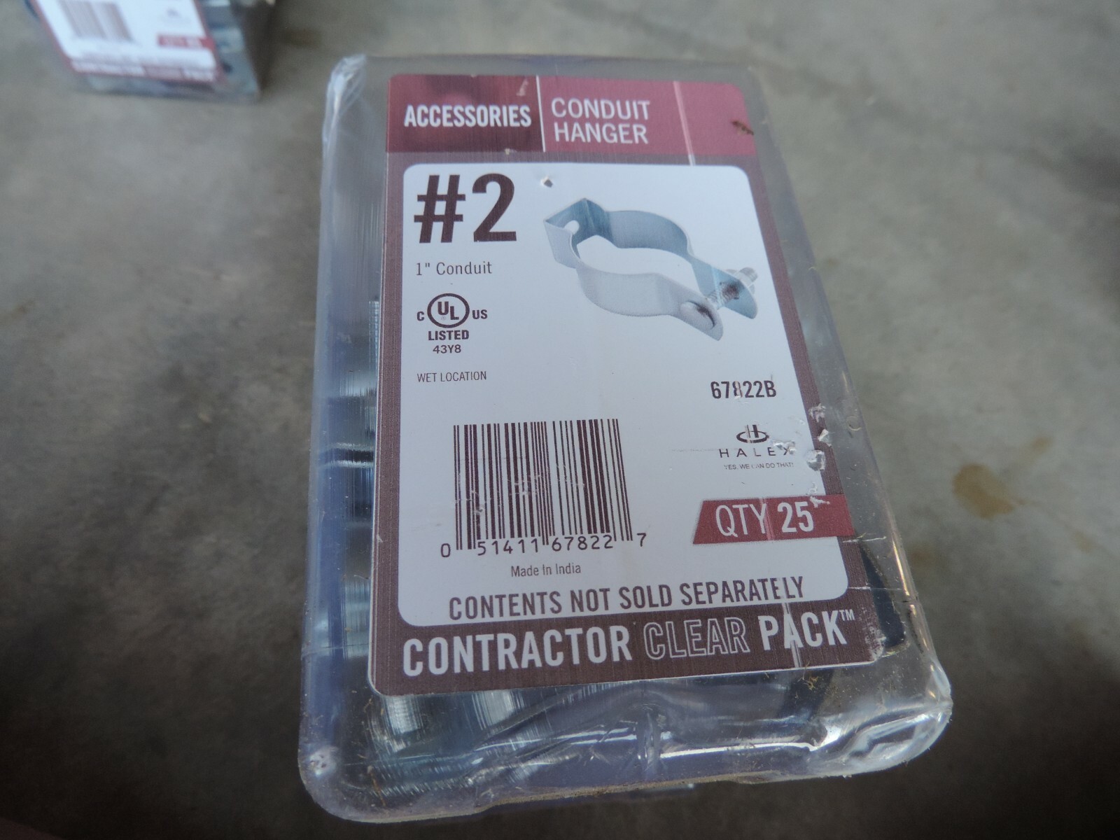 Halex #2 ACC Conduit Hanger (25-Pack)