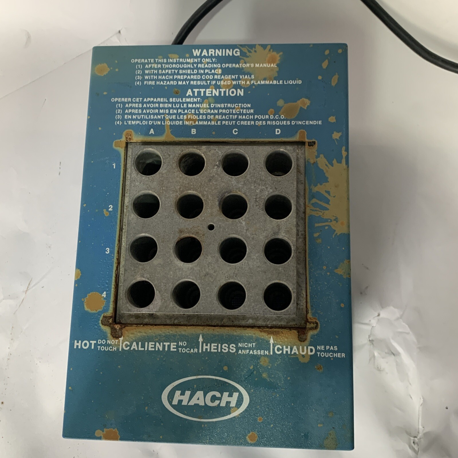 HACH Cod Reactor 16500-10 120 VAC 50/60Hz A6311WVS