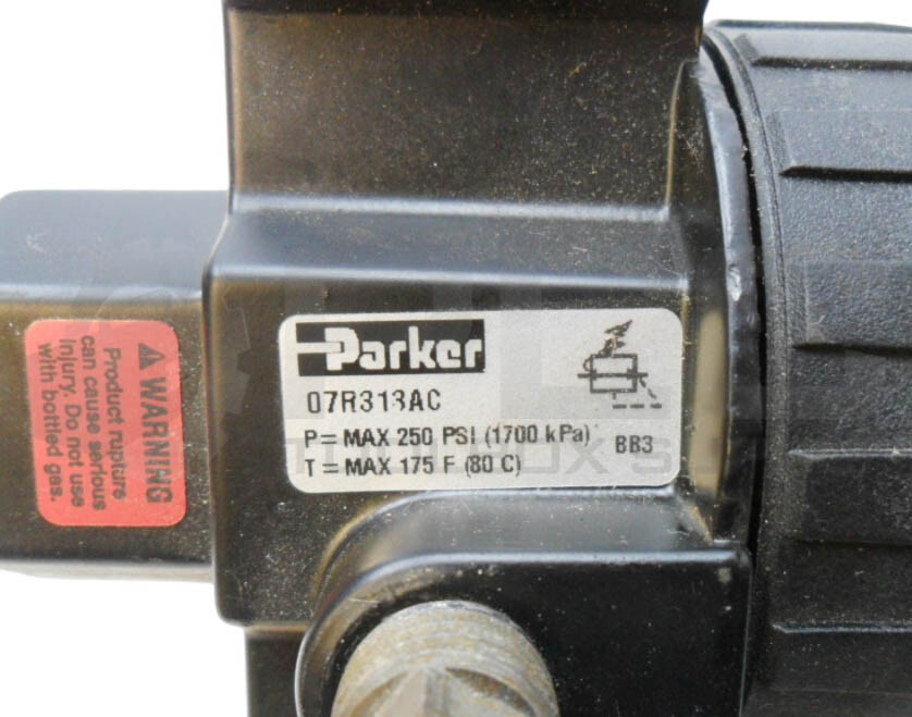 NEW PARKER 07R313AC PRESSURE REGULATOR 250PSI
