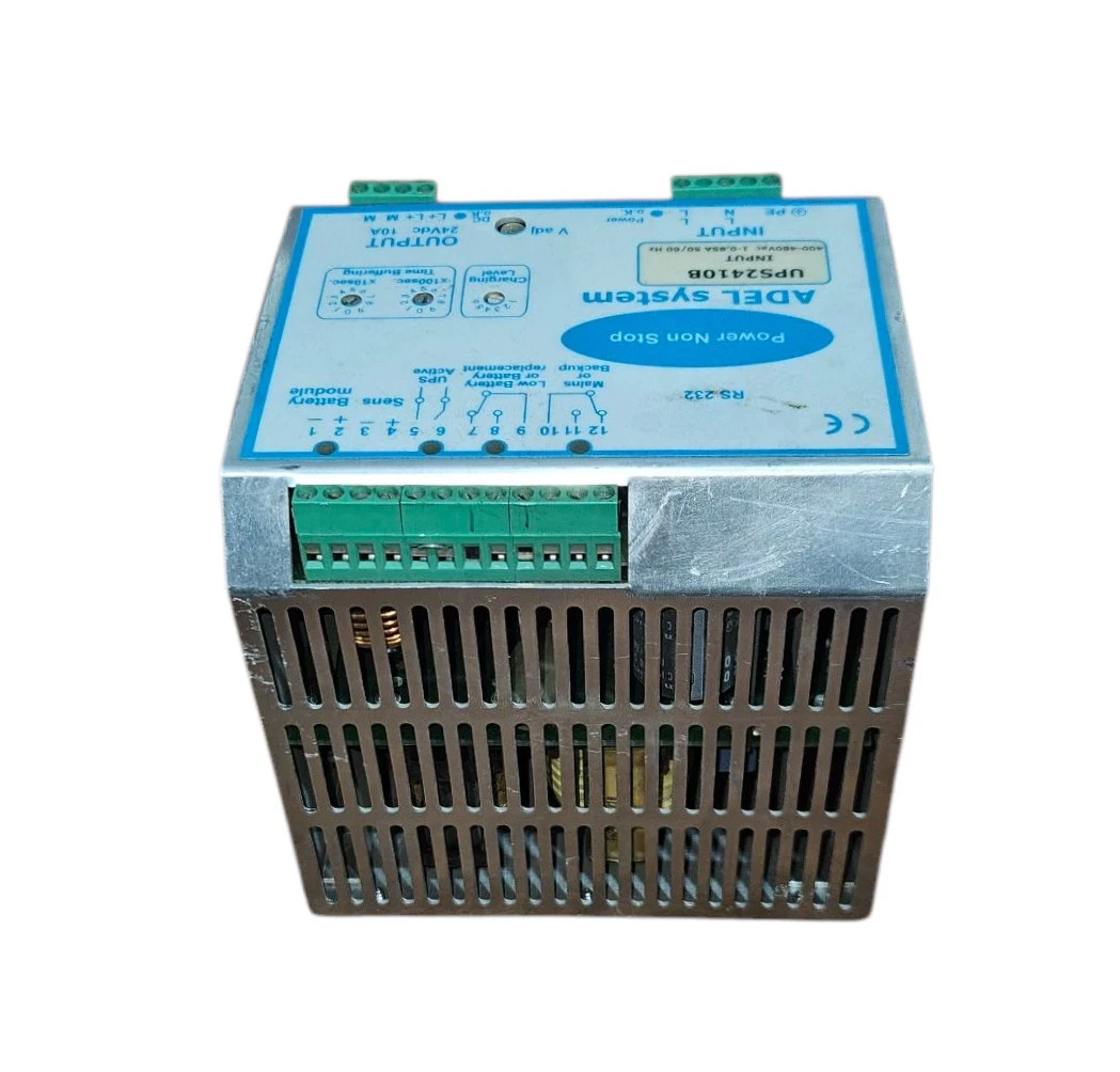 ADEL SYSTEM UPS2410B POWER NON STOP INPUT: 400 VAC 1.2A OUTPUT: 24VDC 10A