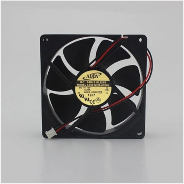 ADDA AD0912HB-A76GL DC12V 0.25A 9025 9CM 3-wire cooling fan