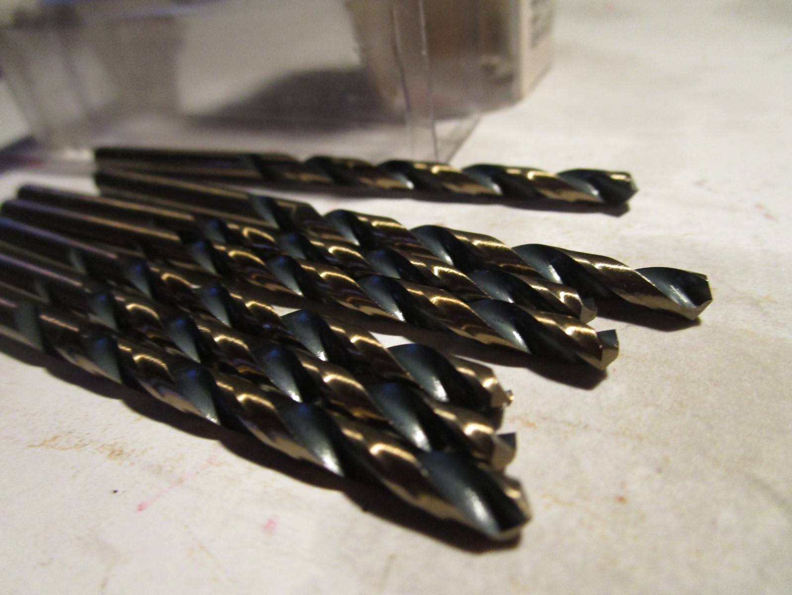 5/32″ HSS 135° Split Point Black and Gold Finish ORMADUS® Jobber Drill QTY 7