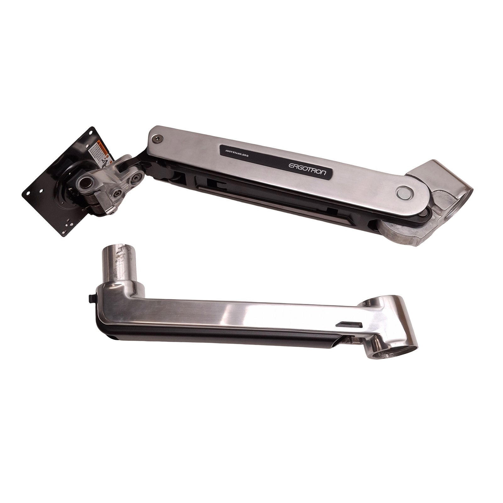 Ergotron 45-360-026 LX Sit-Stand Desk Mount Monitor Arm, 7-25lbs, VESA 75/100