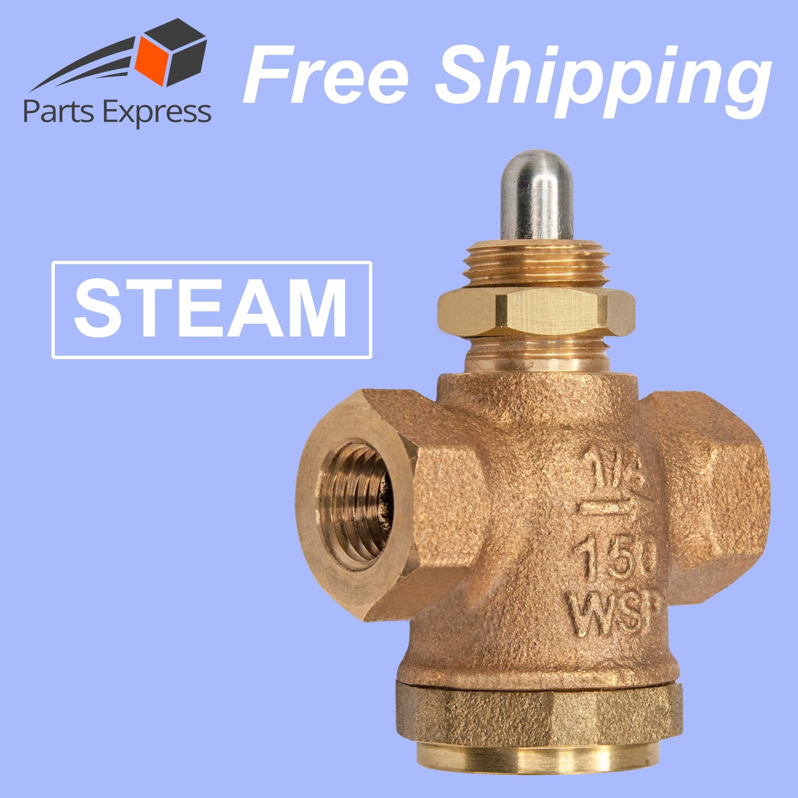 QUICK-OPENING & SELF-CLOSING GLOBE VALVE FOR STEAM 1/4″ NPT CONNECTION