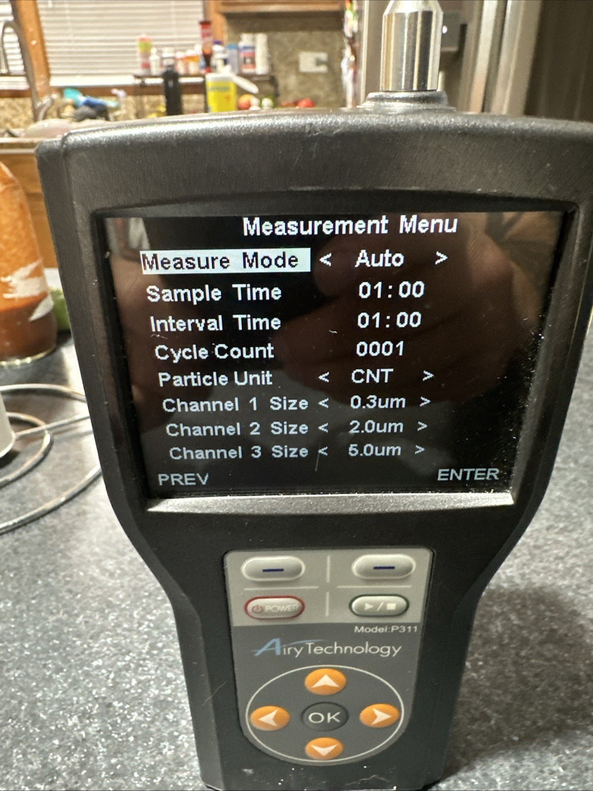 Airy Technology Model P311 Handheld Particle Counter