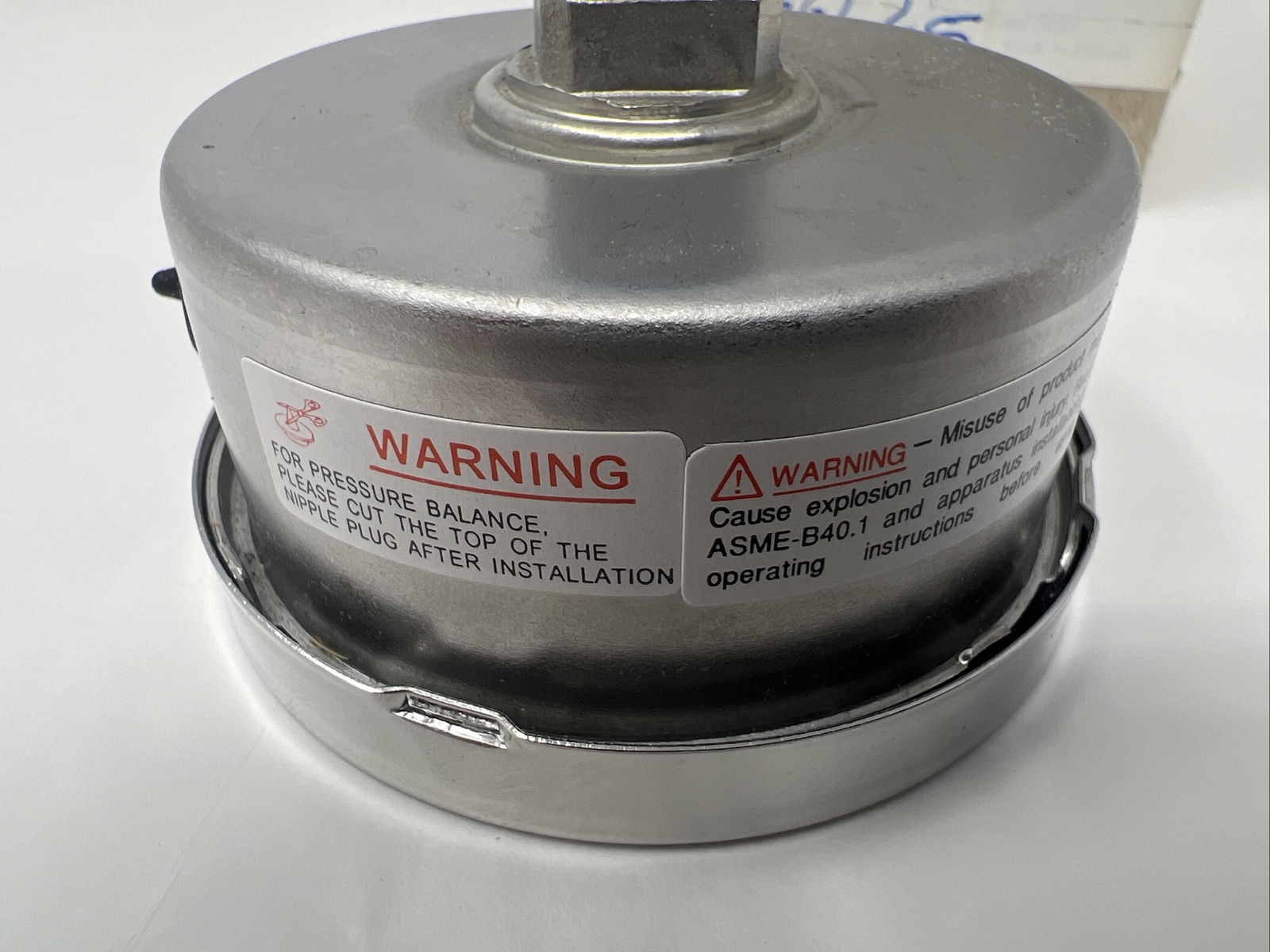 NEW REOTEMP AISI 316SS TUBE AND SOCKET 30 PSI PRESSURE GAUGE