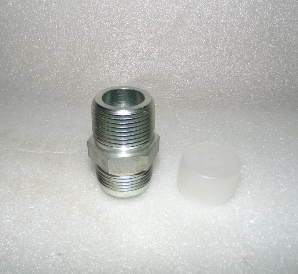 JIC Stainless Steel Pipe Fitting 1″ Male NPT Straight Flare Adapter NEW