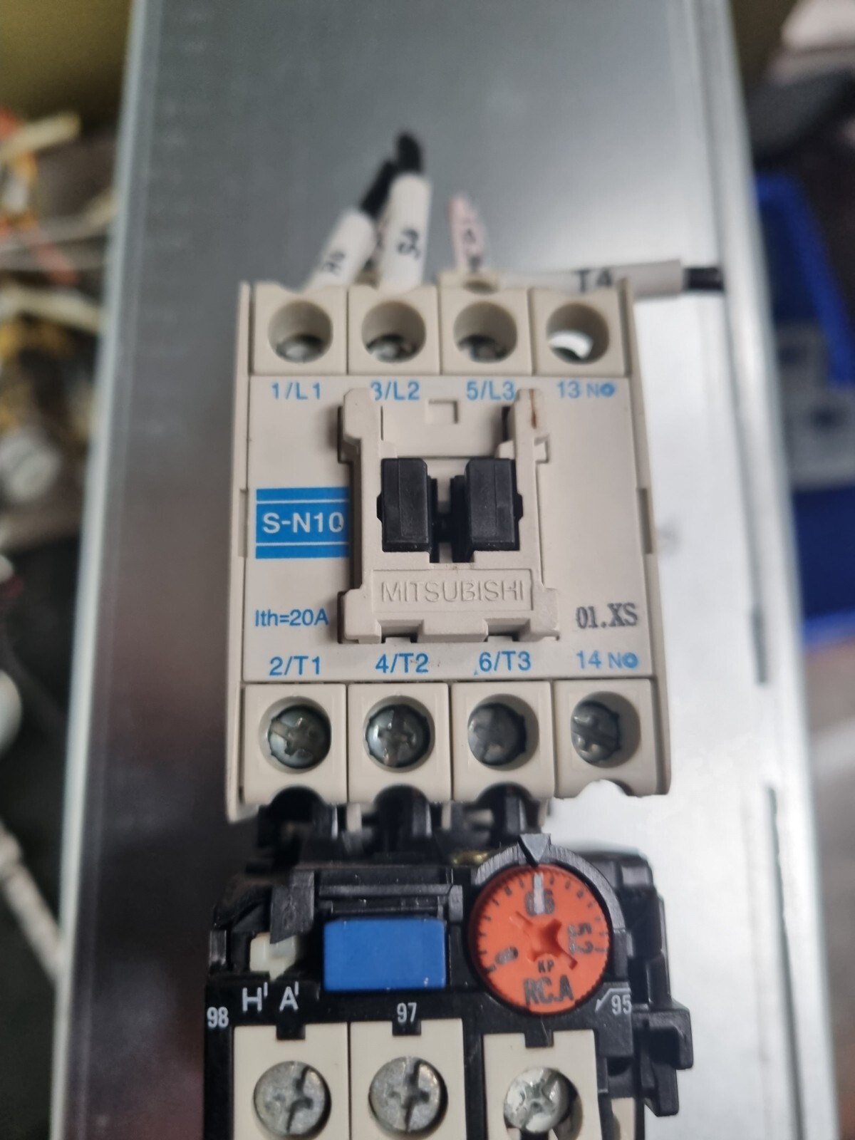 MITSUBISHI S-N10 MAGNETIC CONTACTOR W/ TH-N12KP RELAY (R1S9.8B1)