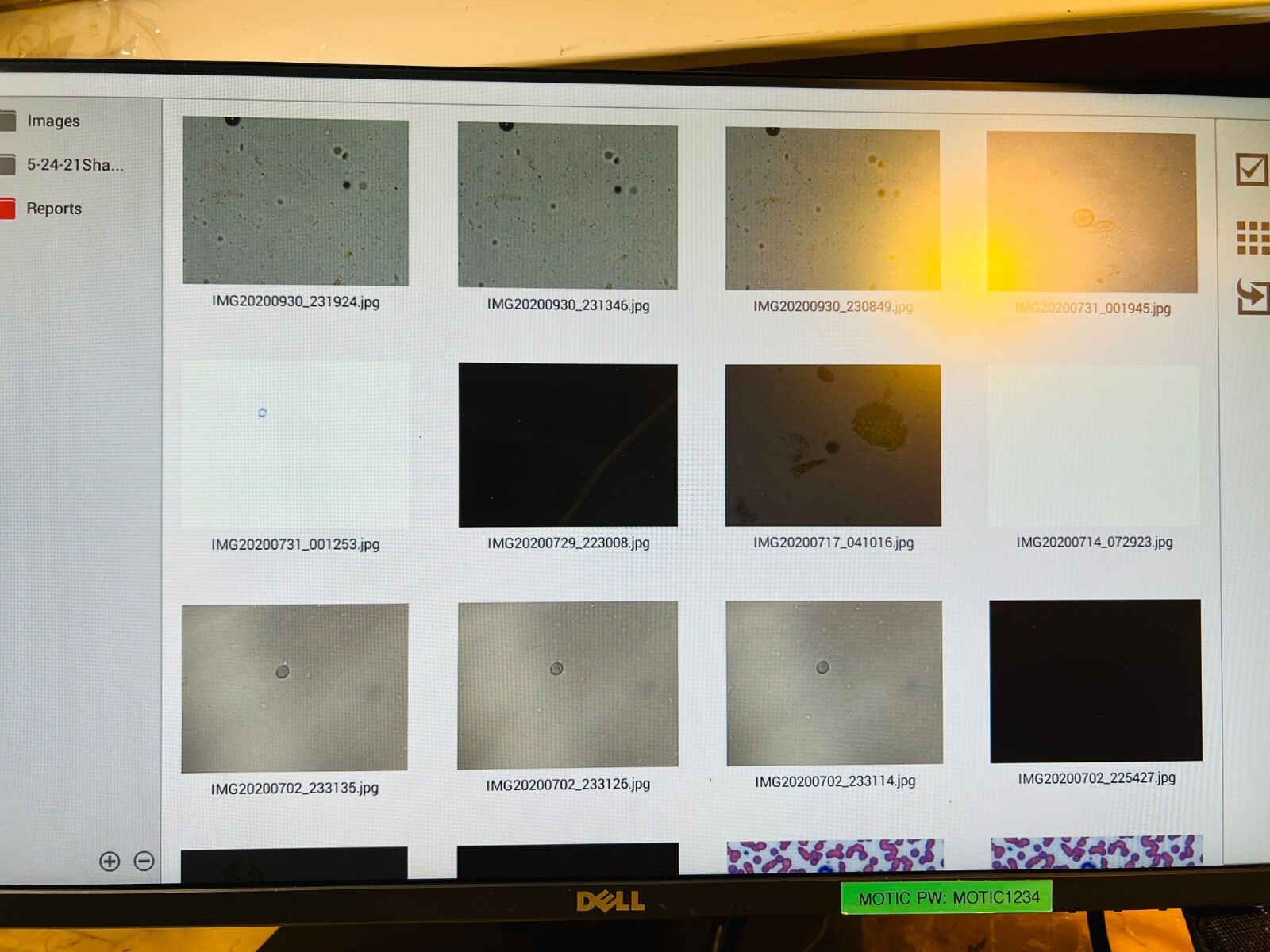 Motic Panthera L Microscope w Dell Touch Screen Monitor/Software