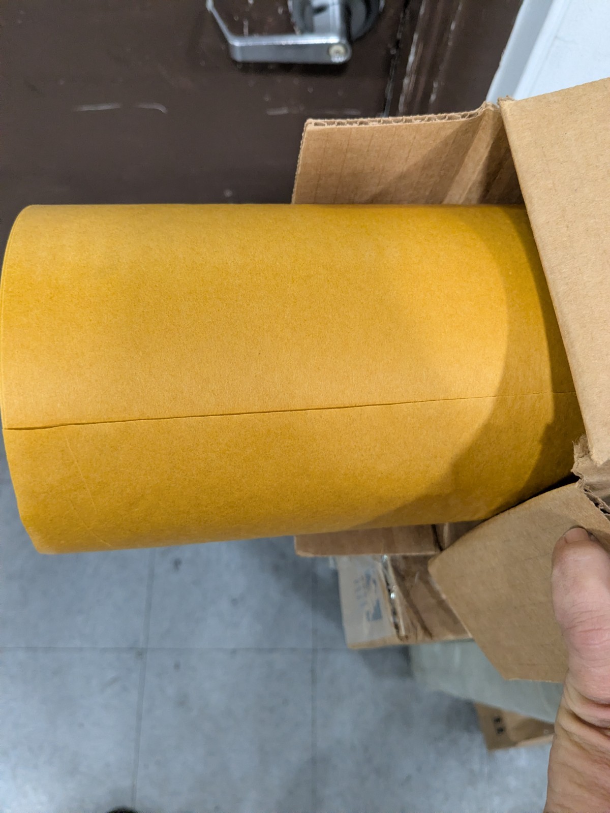 3M Masking Paper: 36″ Wide, 250 yd Long, 2 mil Thick, Gold 7000051787
