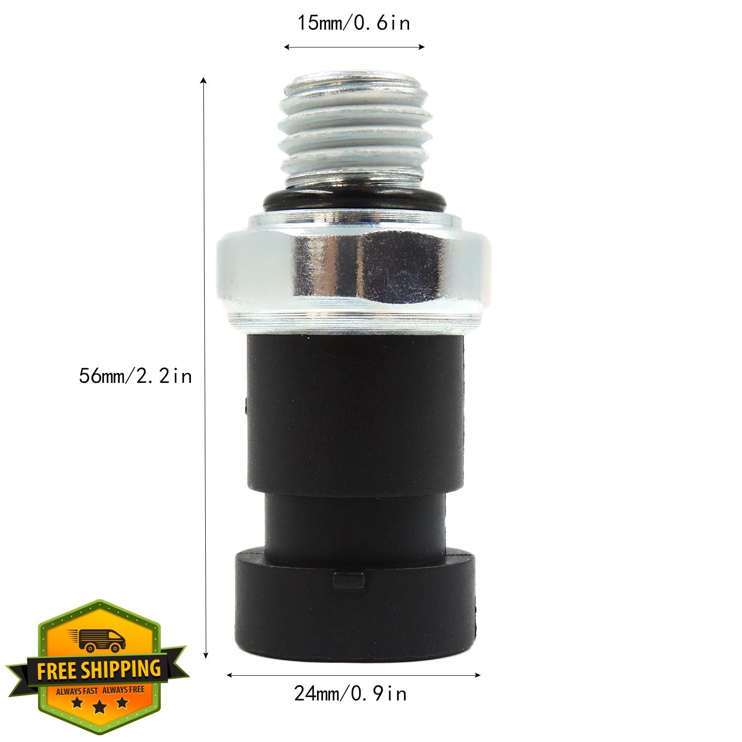 HiSport Oil Pressure Sensor Switch PS310 D1843A Buick Chevrolet Hummer GMC Sa…