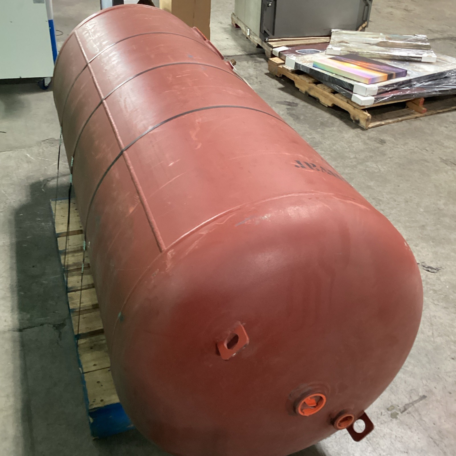 Lochinvar TVG257 257 Gallon Glass Lined Vertical Storage Tank