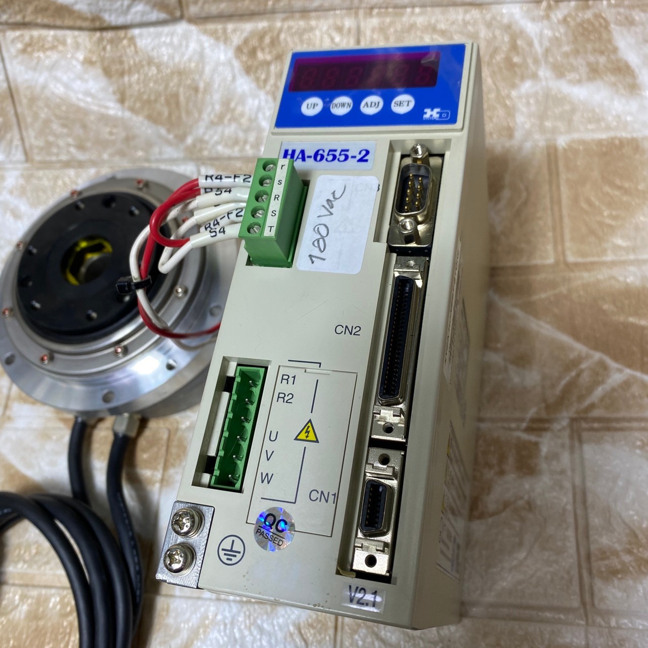 HARMONIC Drive HA-655-2-100&FHA-17C-50-E250 Servo set as in photos SN:9080, SALE