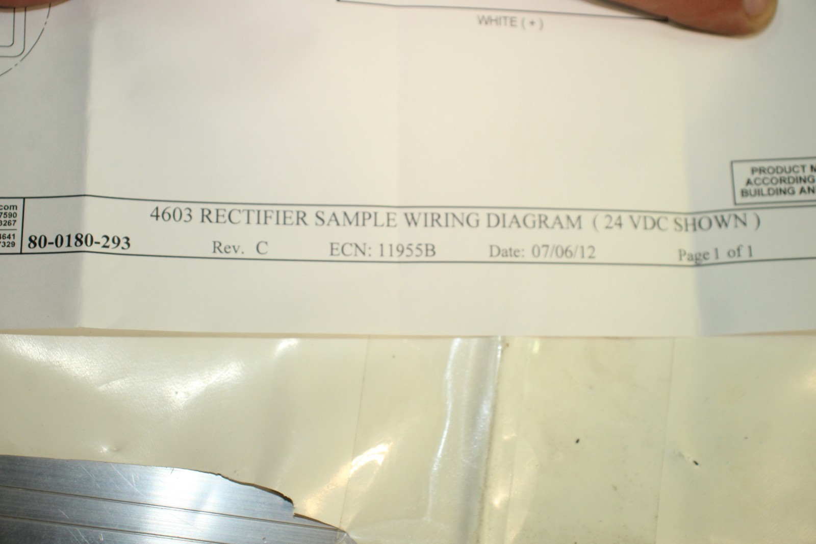 Adams Rite Assa Abloy 4603 Rectifier Wire