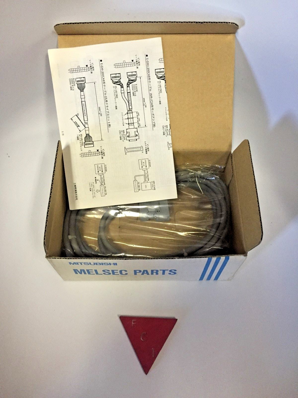 MITSUBISHI CABLE ASSEMBLY FOR FX-20GM TO MR-H SERVO EGMH200CAB e-gmh-200cab