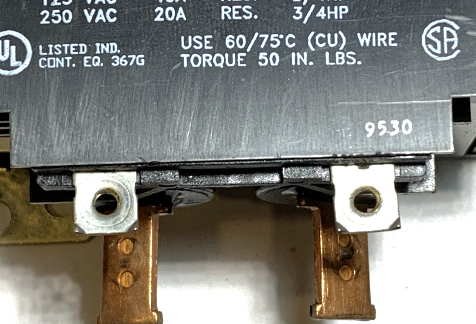 MAGNACRAFT WM60AA-120A RELAY 120VAC TORQUE 50 IN. LBS