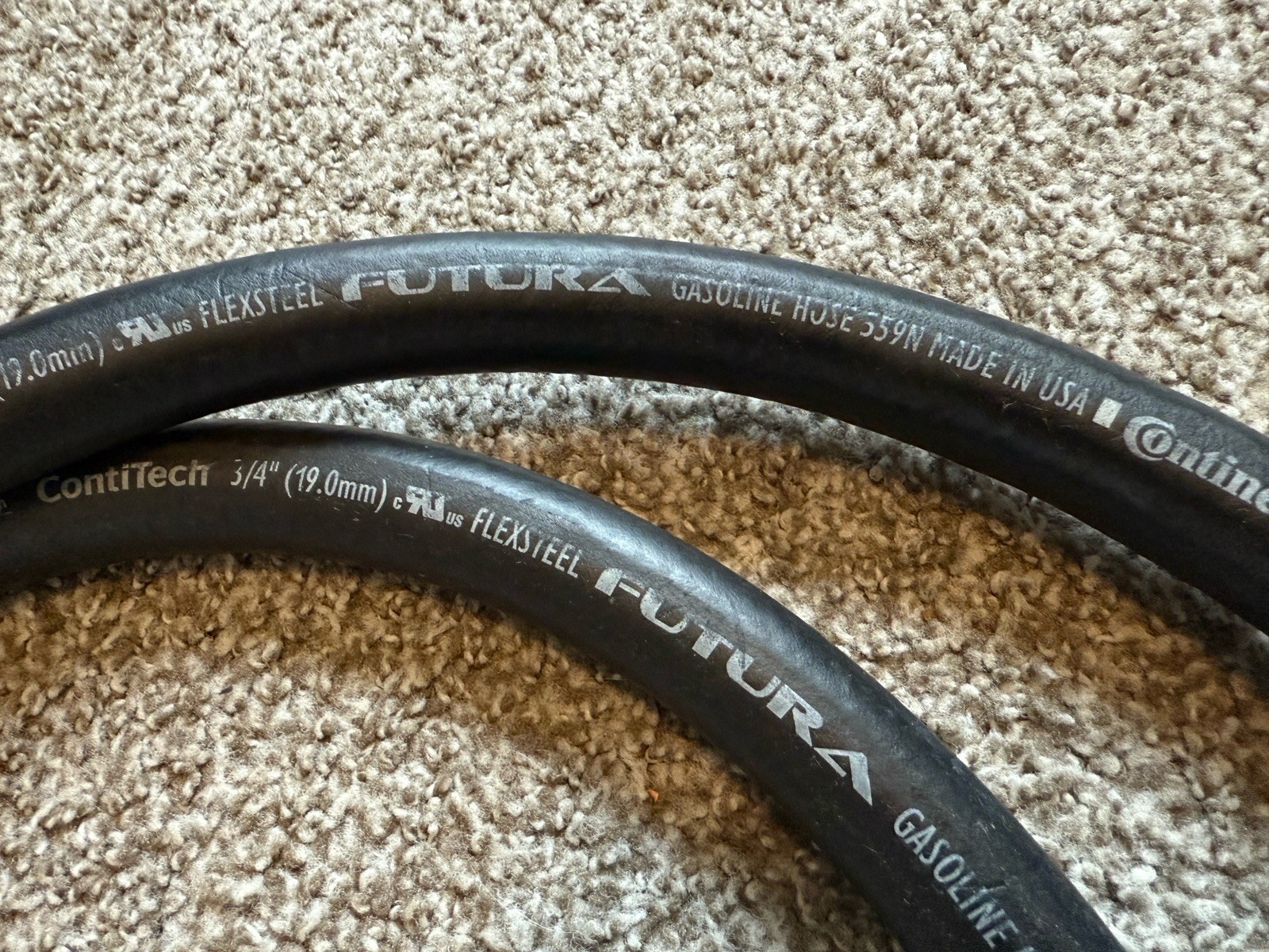 Continental ContiTech 3/4″ Flexsteel Gasoline 8′ Hose Line w/ 25R4 Fittings NEW