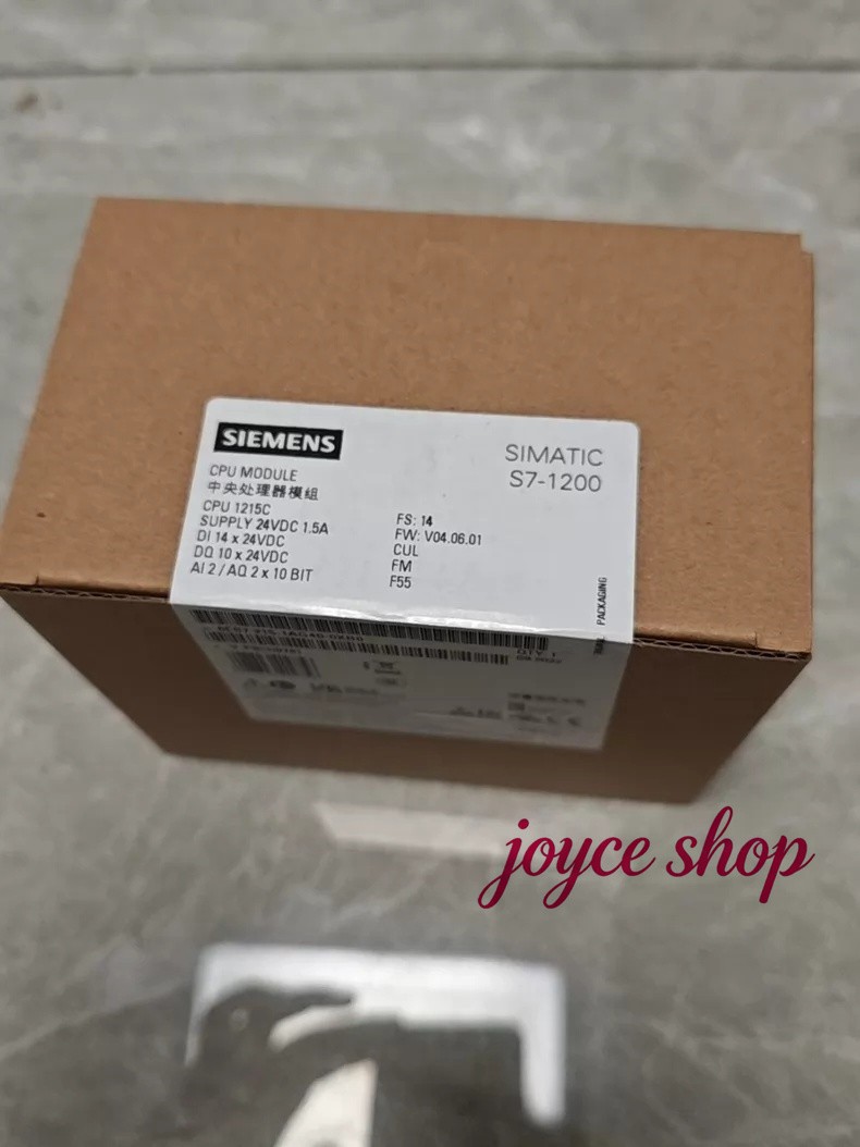 1piece NEW SIEMENS 6ES7215-1AG40-0XB0 DC 6ES7 215-1AG40-0XB0 CPU 1215C