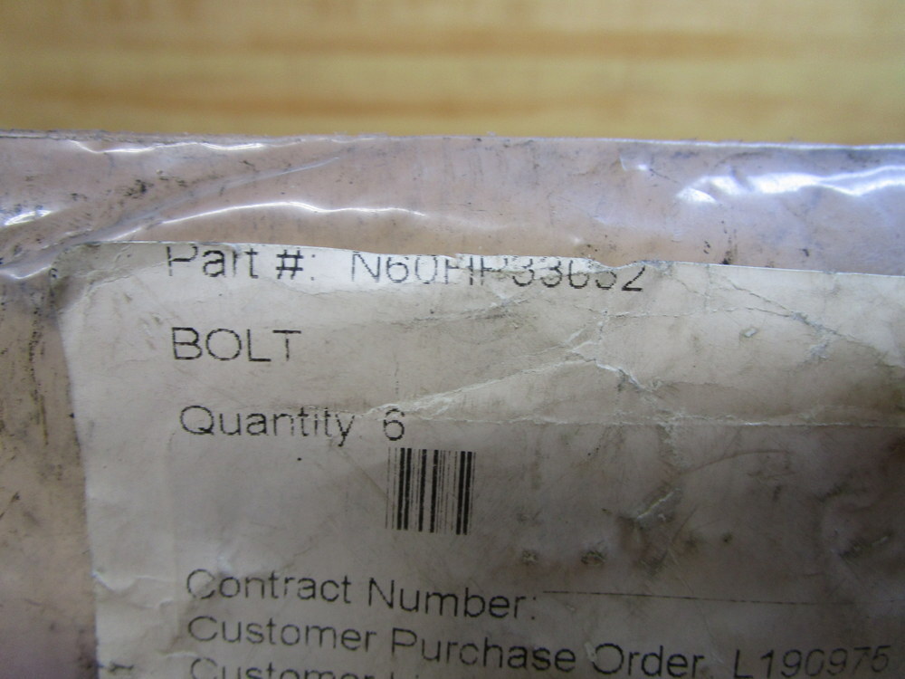 AFS N60HP33052 Bolt B7 (Pack of 6)