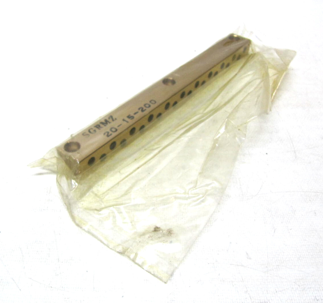 (NEW) Misumi Gibs Oil Free Copper Alloy Guide Bar SGRMZ20-15-200