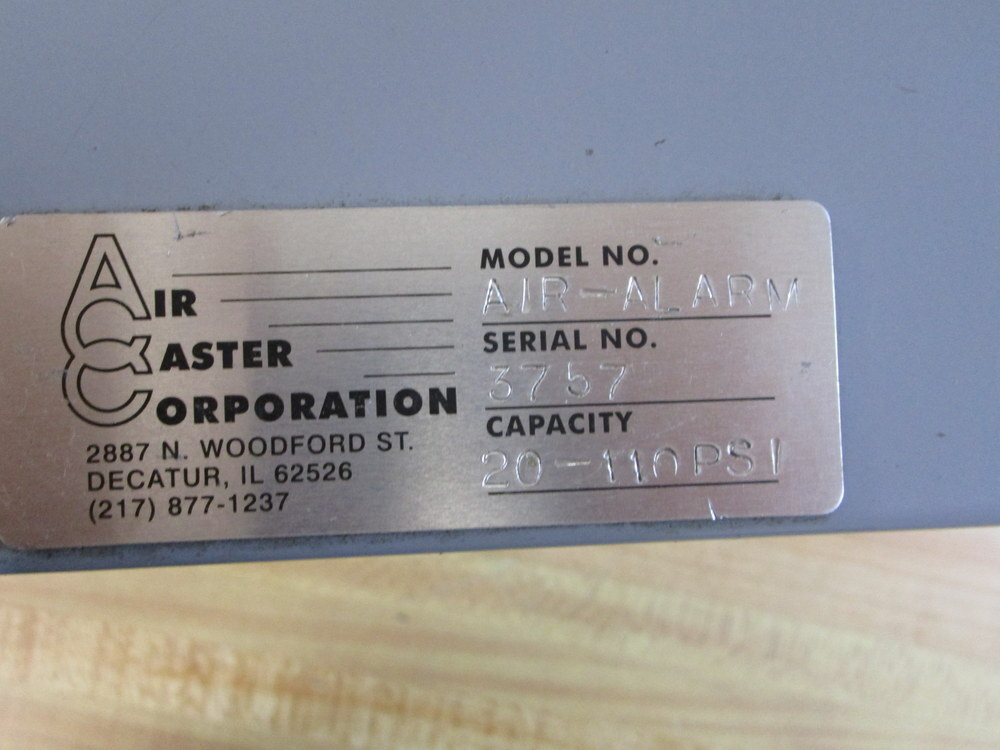 Air Caster AIR-ALARM Wiegmann Enclosure 34418A 12x10x6