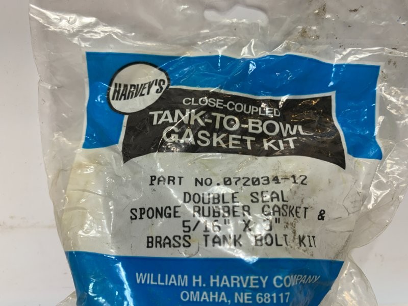 Harvey’s 072034-12 Tank-to-Bowl Gasket Kit Rubber 5/16″x3″
