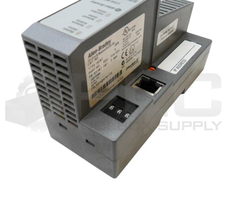 ALLEN BRADLEY 1734-AENT /A ETHERNET NETWORK ADAPTER 24VDC 10A