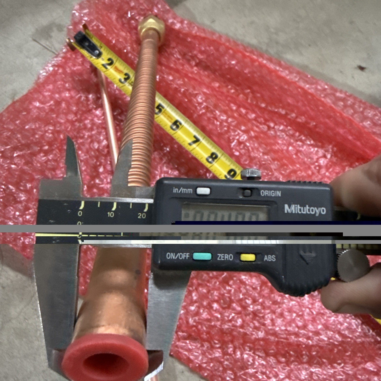 Flare to Weld Fitting for 3/4 and 3/8 lines copper Air Handler Connections