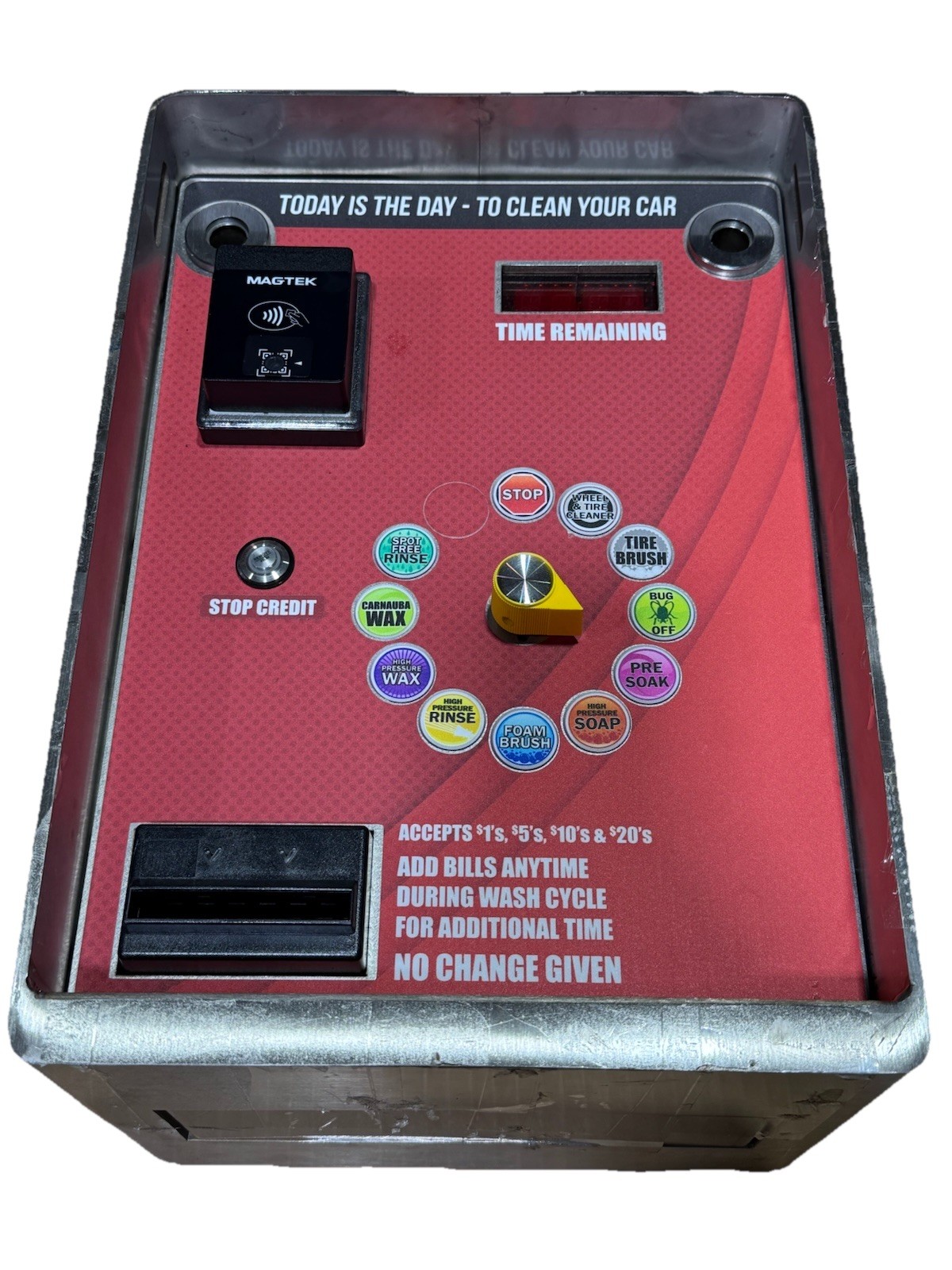 CAR WASH EQUIPMENT BAY METER DELUXE COIN BOX WITH CRYPTO OPTION NEW