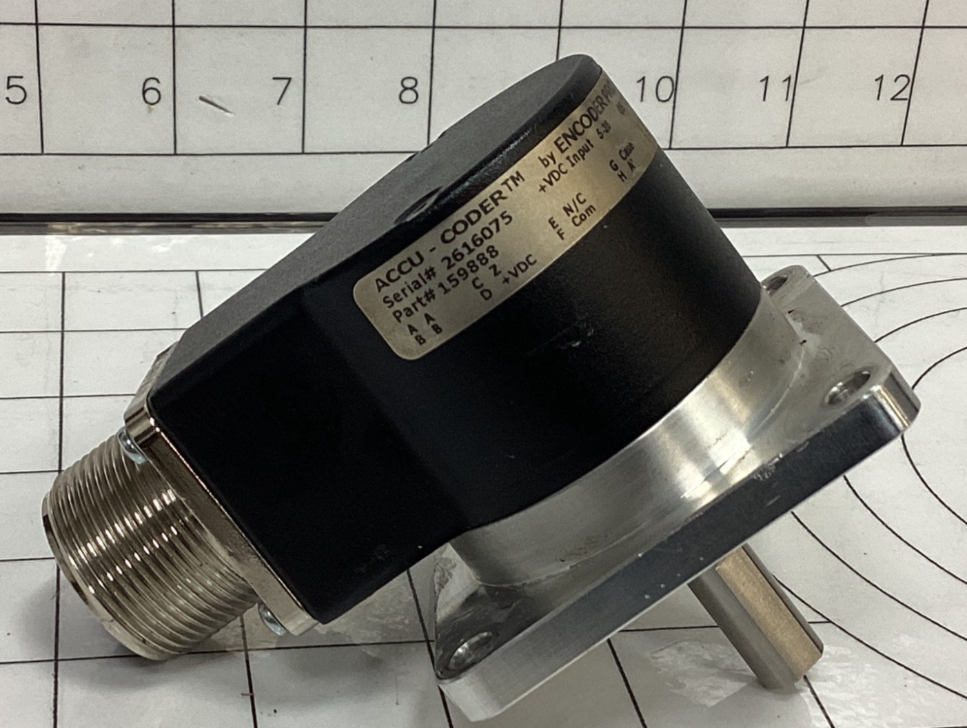 Encoder Products 159888 Rotary Shaft Encoder Industrial Feedback Sensor