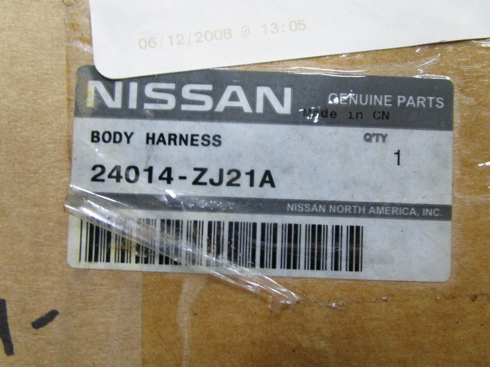 Nissan 24014-ZJ21A Body Harness 24014ZJ21A