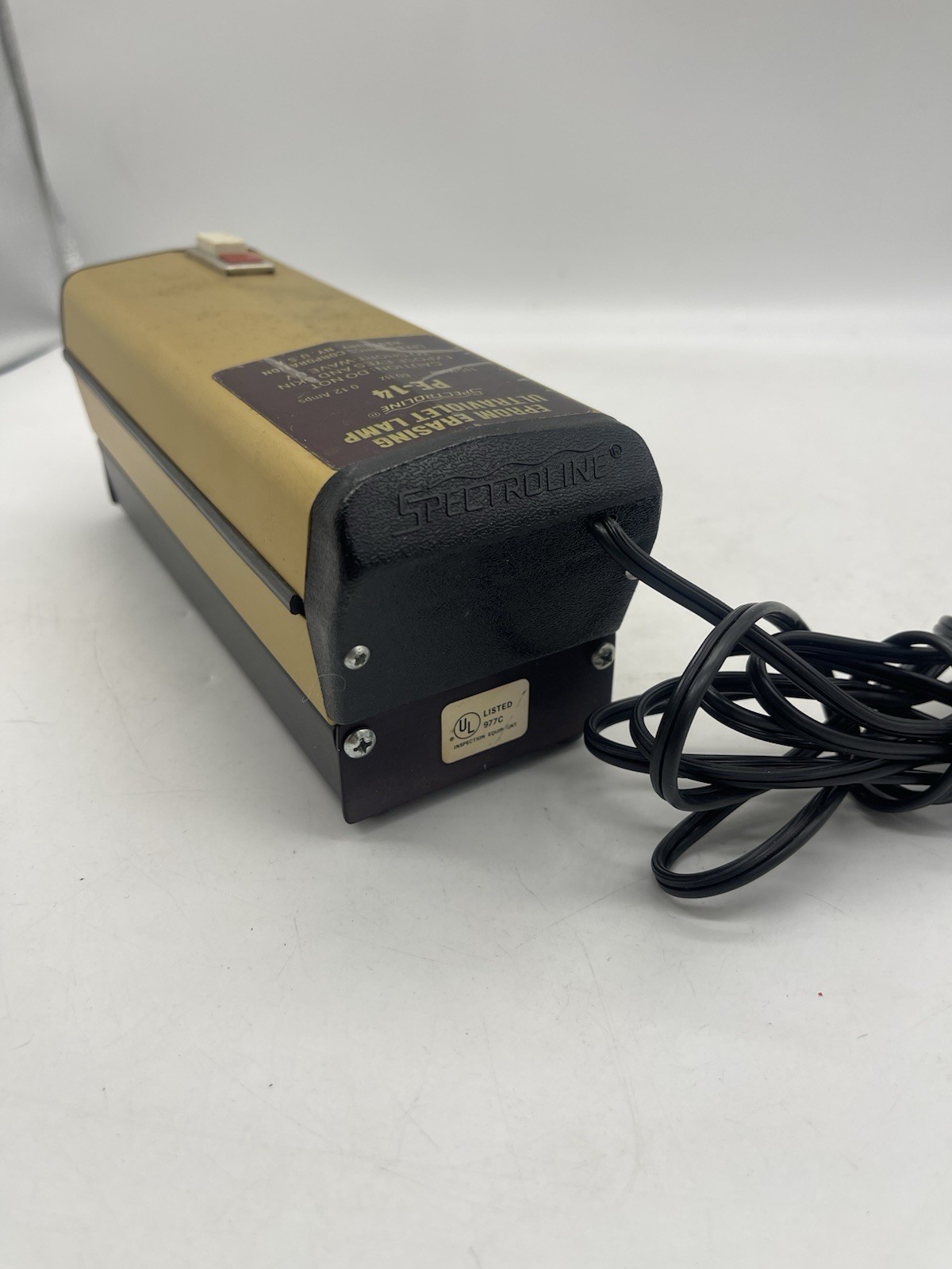 Spectroline PE-14 EPROM Erasing Ultraviolet Lamp
