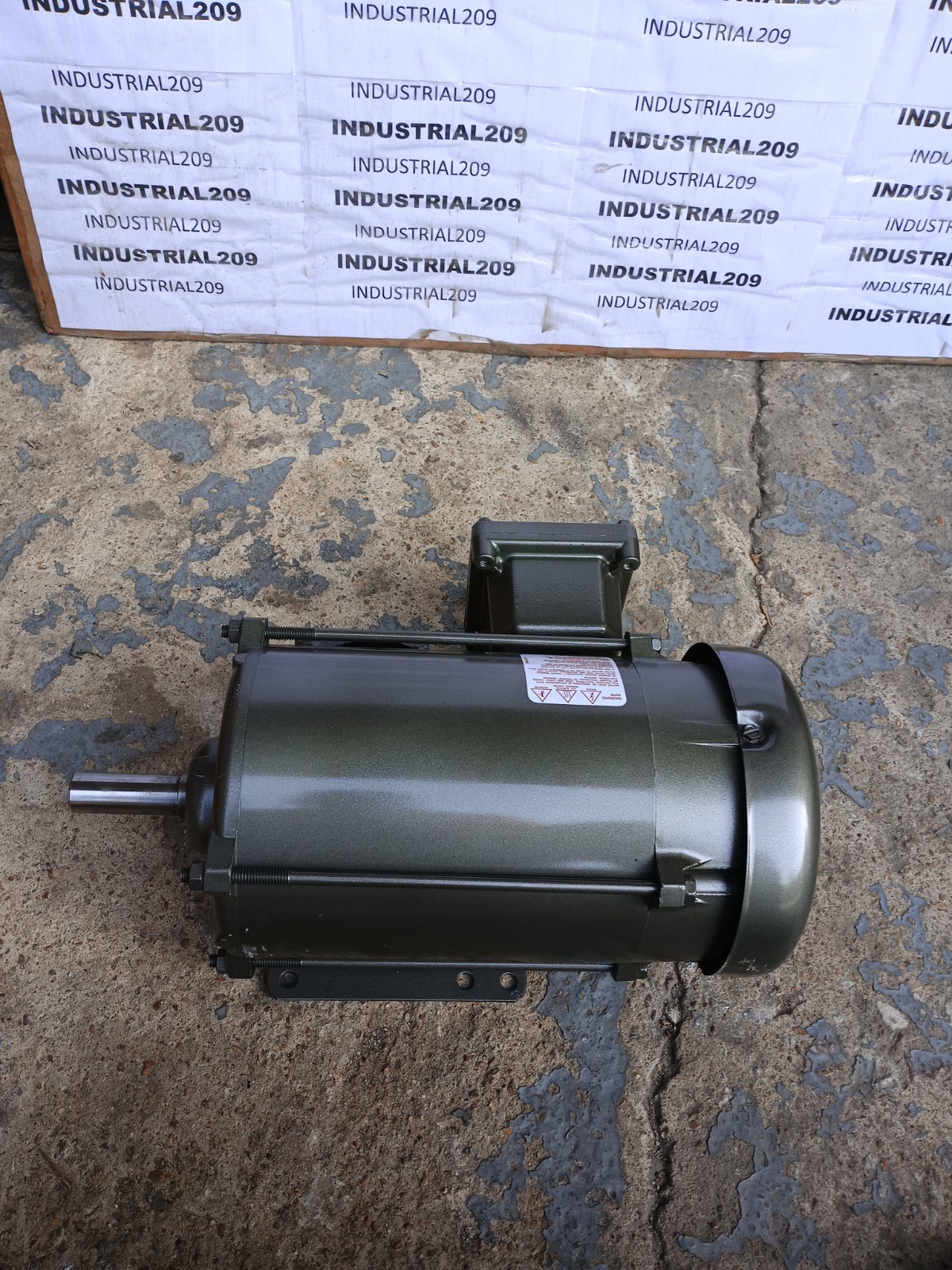2 1.5HP BALDOR EM7037T MOTOR PH 3 FR:145T 230/460/190/320 VOLTS