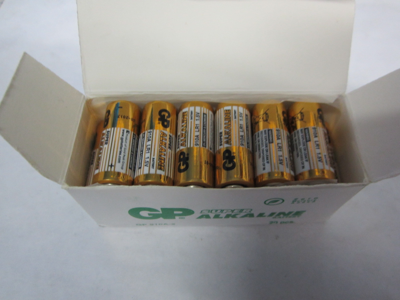 GP Super-Alkaline 910A LR1 1.5V Battery (Lot of 20)