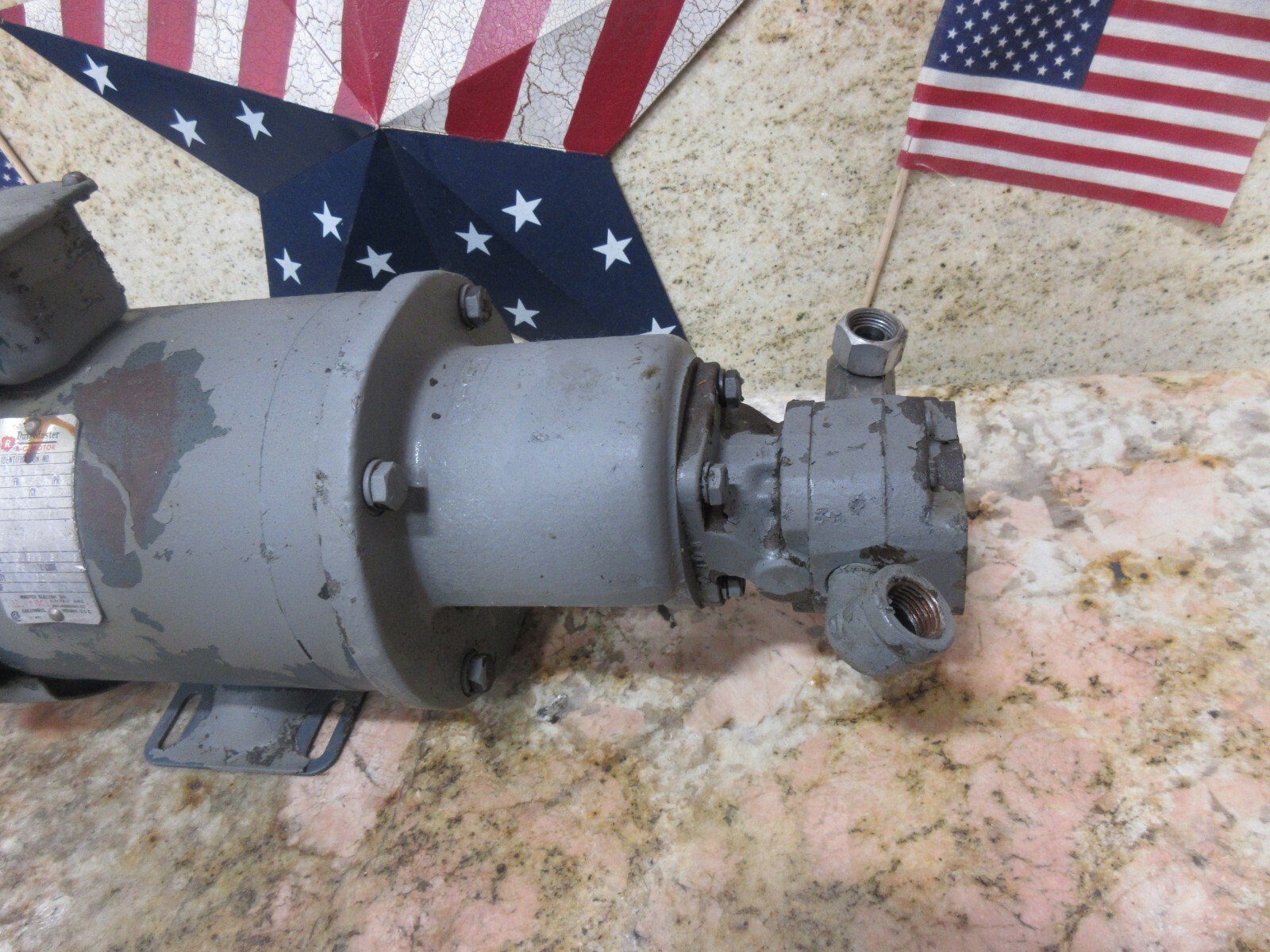 DUTY MASTER AC OIL MOTOR 411316 4I1316-ES TYPE P FR P56C BARNES PUMP 3213 5010