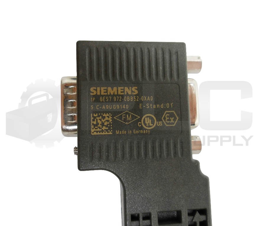 SIEMENS 6ES7 317-2FK14-0AB0 CPU MODULE W/ 6ES7 972-0BB52-0XA0 BUSCONNECTOR