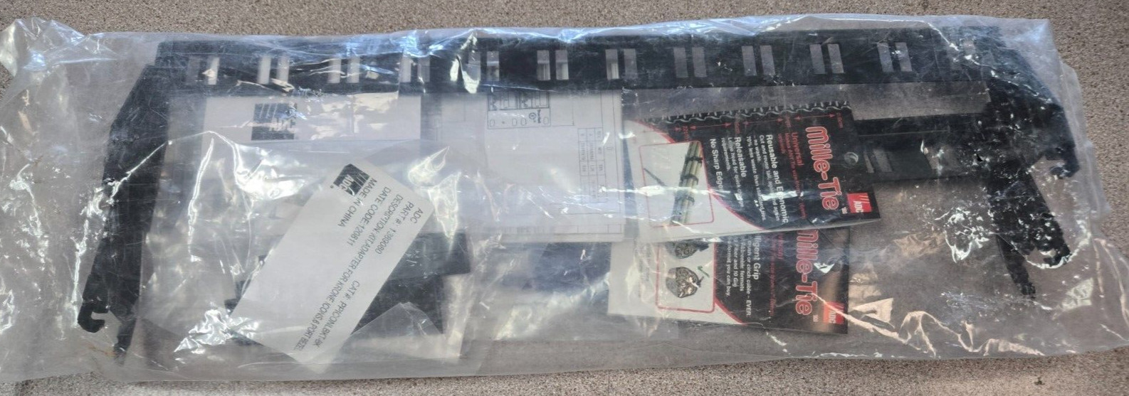Adc 1389080 Ppiconlbkt–Bk Adapter Kit for Krone Icons, 6 Port Bezel