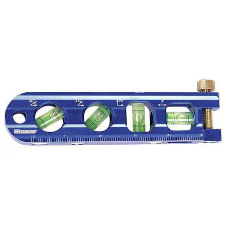Westward 4Mrx9 Magnetic Torpedo Level, 6 1/4 In, 4 Vials