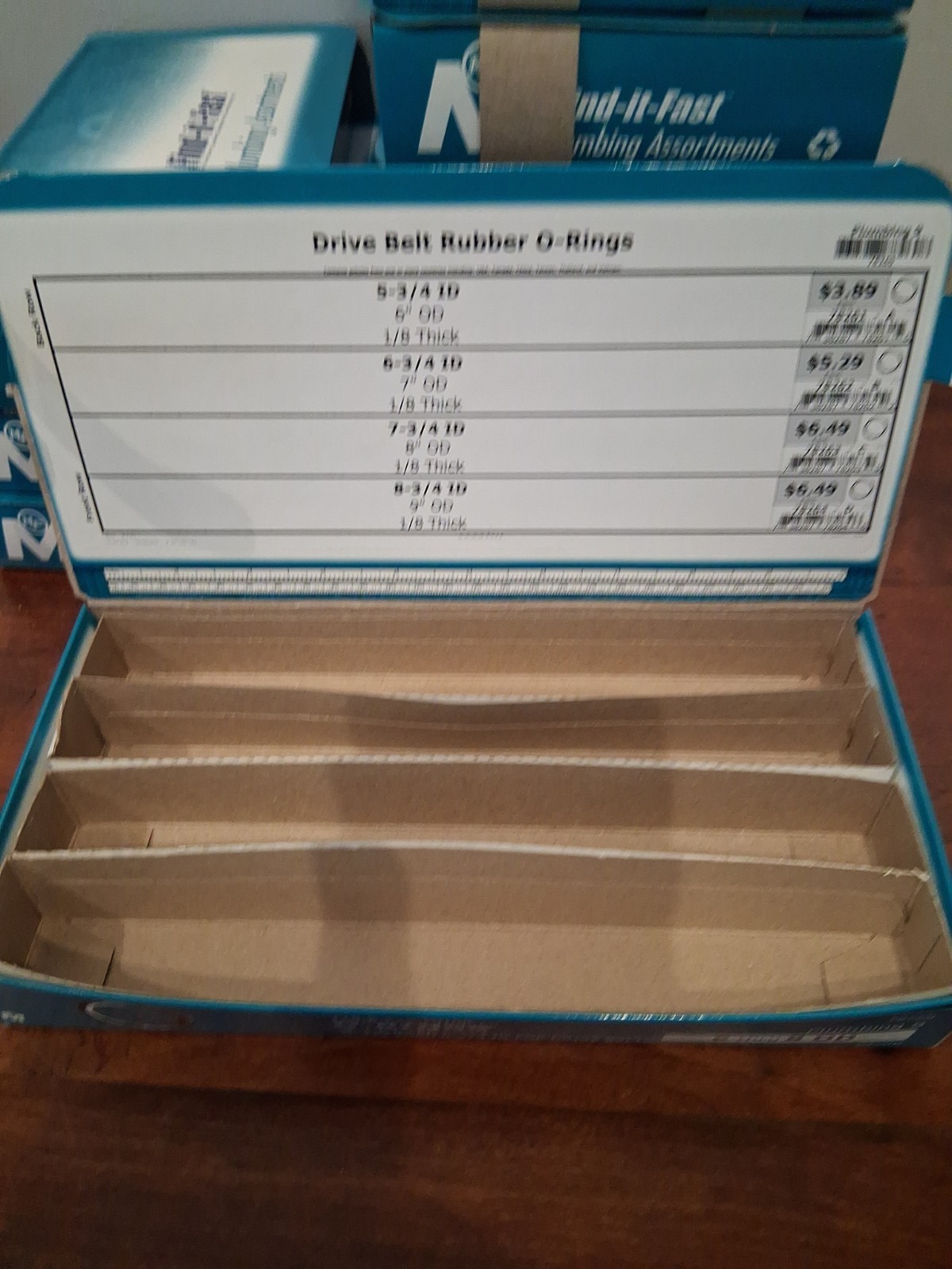 Midwest Fasteners Find It Fast **Empty** O-RING Assortment Boxes