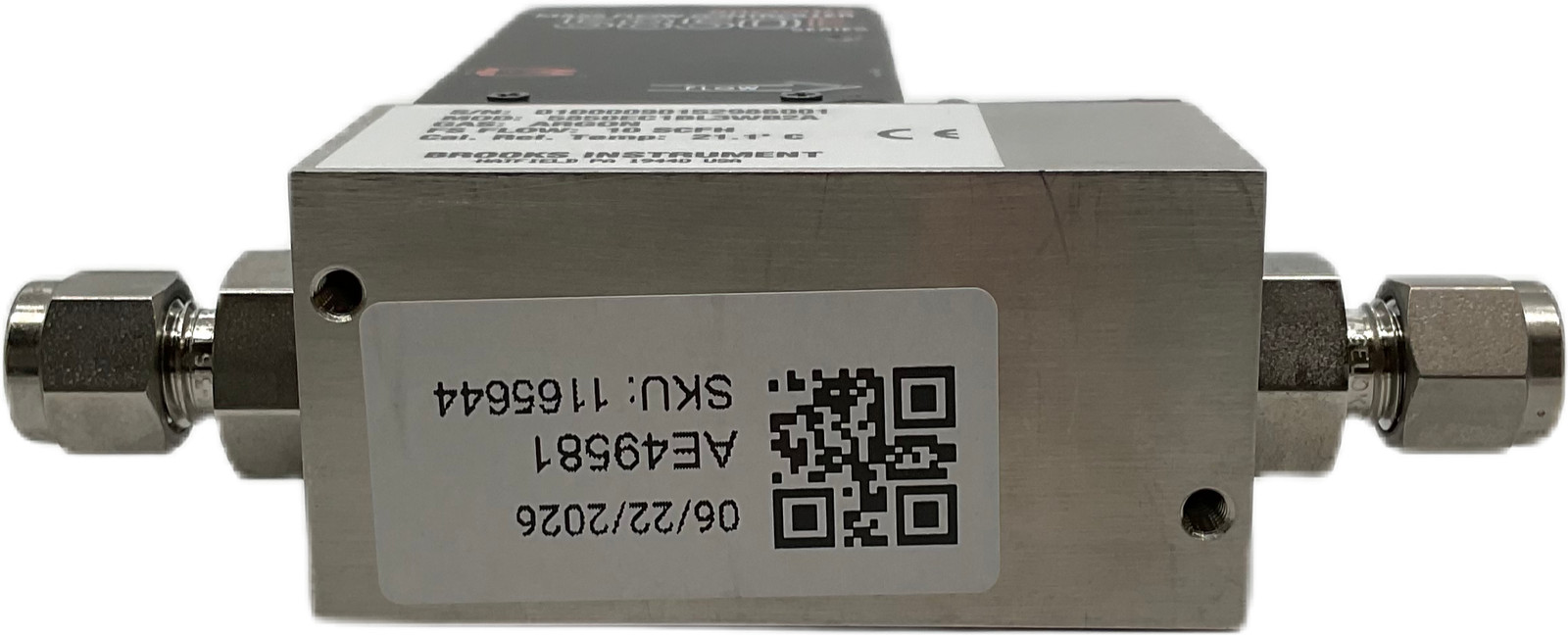 Brooks Instruments 5850E Mass Flow Controller Argon 10 SCFH