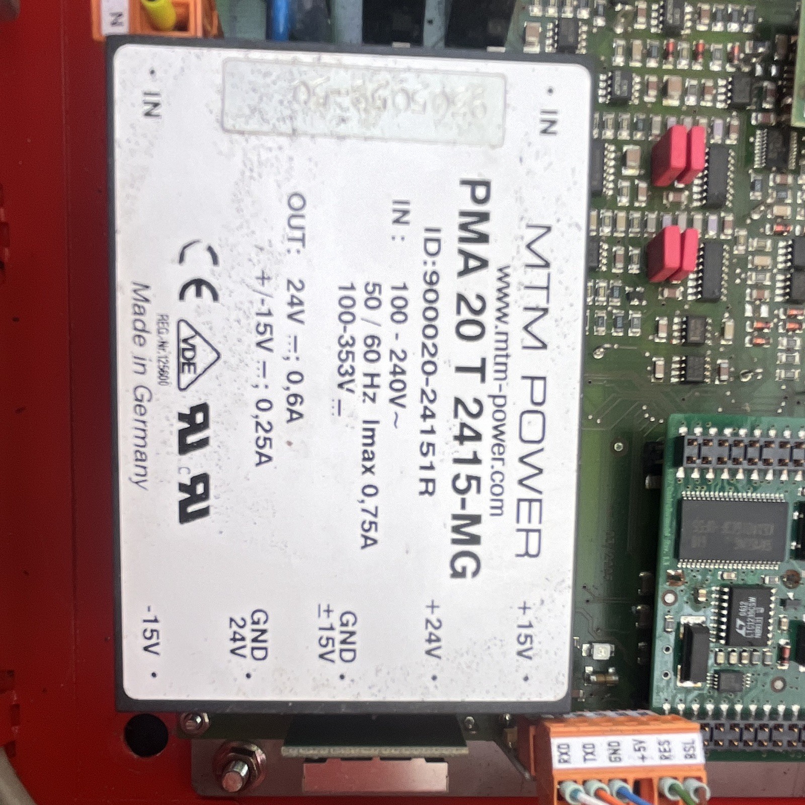 MESUTRONIC UNICON 650 Control Board PCB Assembly w/ PMA 20 T 2415-MG