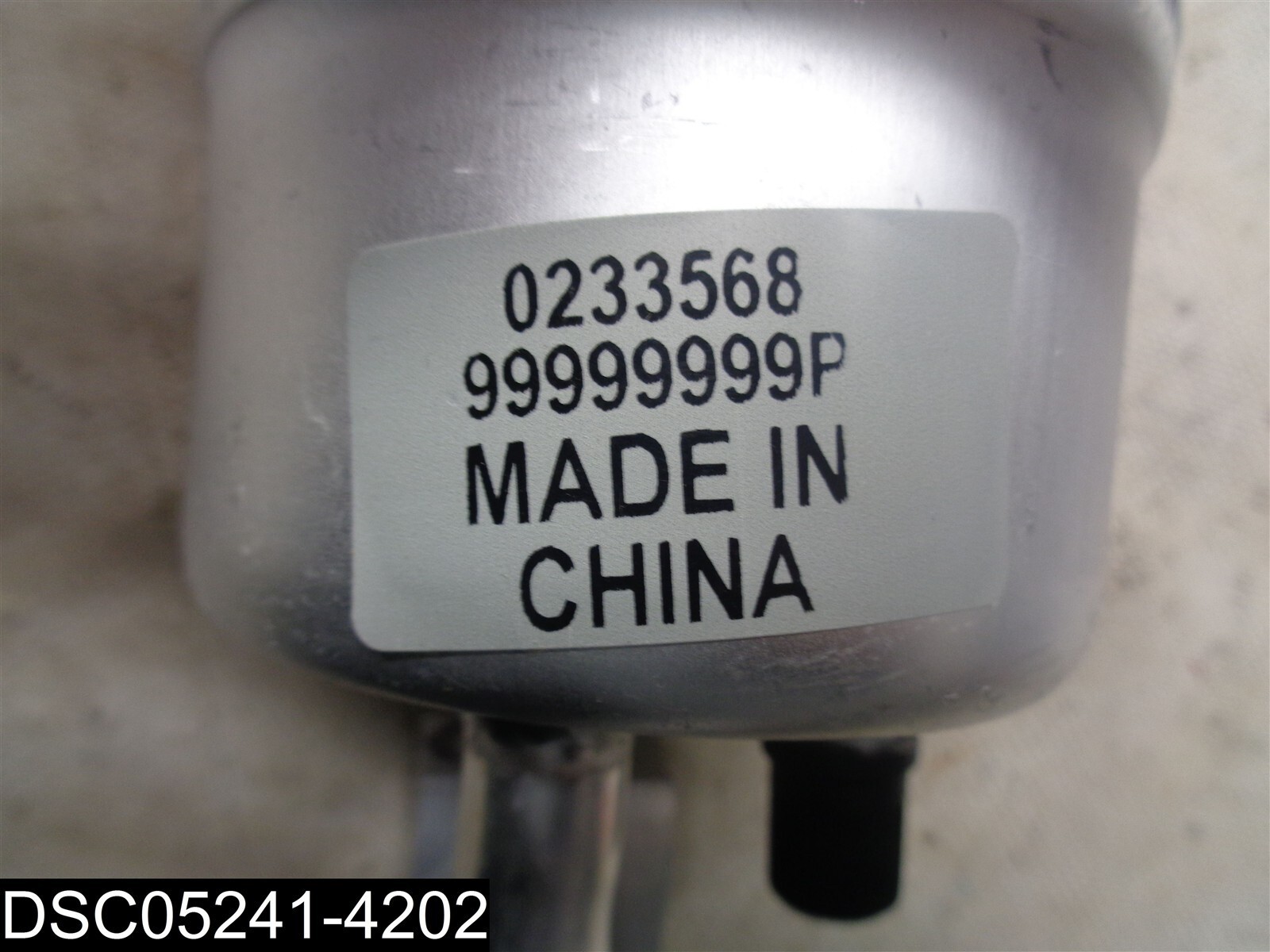 0233568 Spectra Accumulator 99999999P