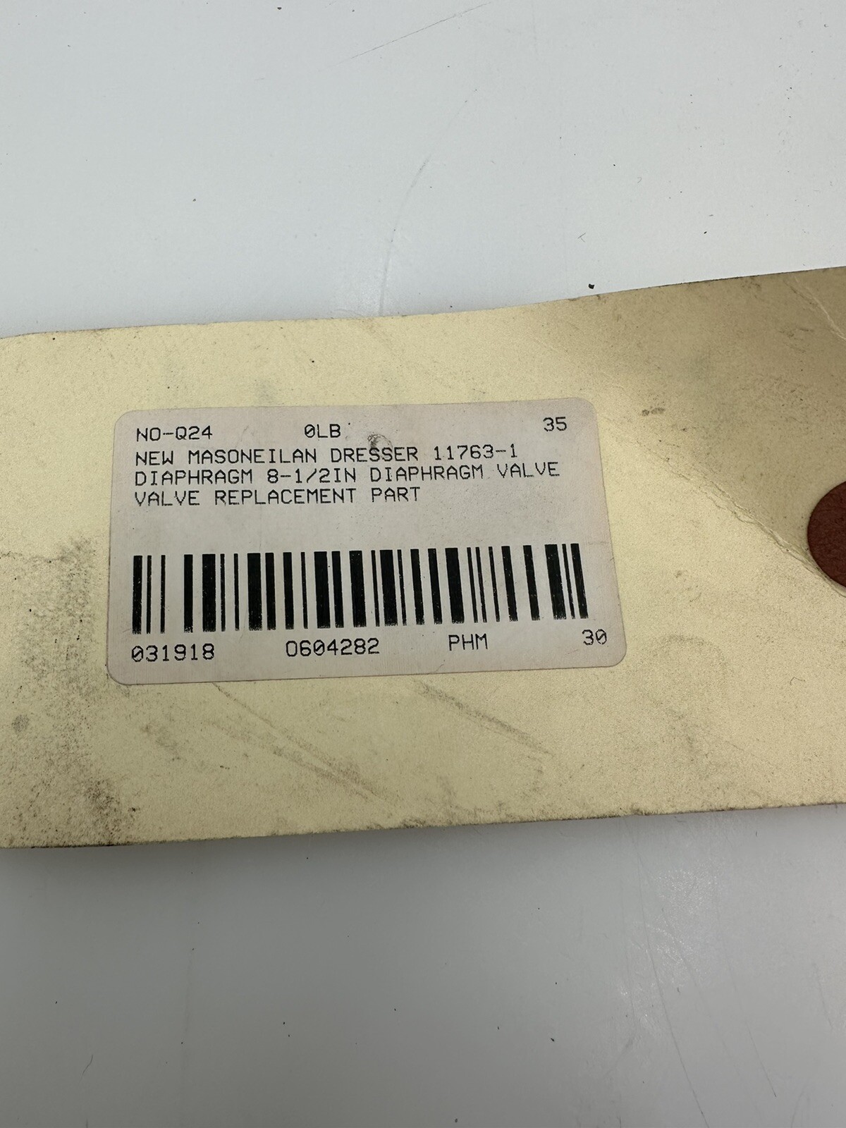 MASONEILAN 11763-1 Diaphragm for Dresser Control Valve 8.50″OD NEW OEM