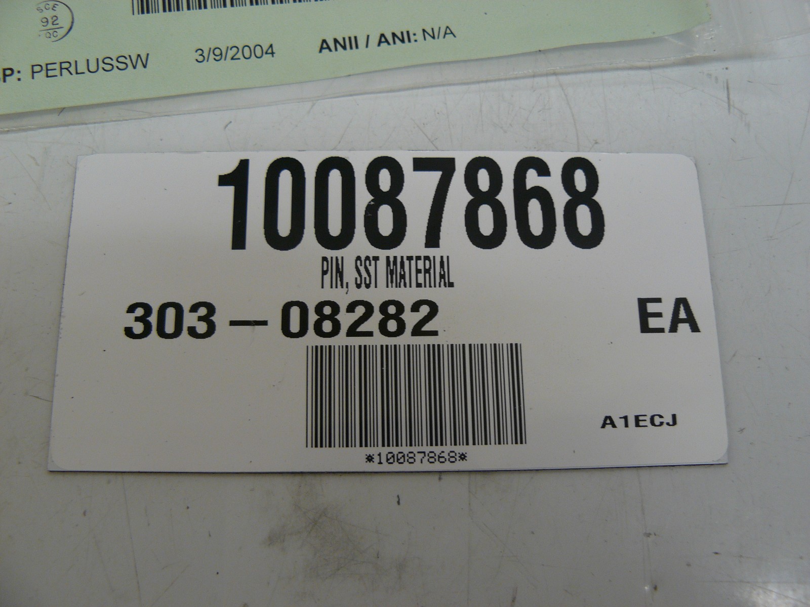 LOT OF 3 NEW SCIENTECH NES INC EPS-A5-10 PINS STAINLESS STEEL 303-08282