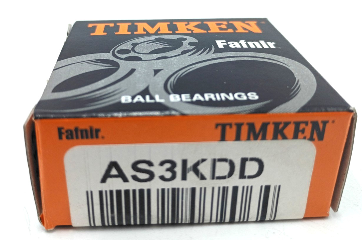 TIMKEN AS3KDD, Radial/Deep Groove Ball Bearing – Round Bore, 0.3750 in ID, 0.875