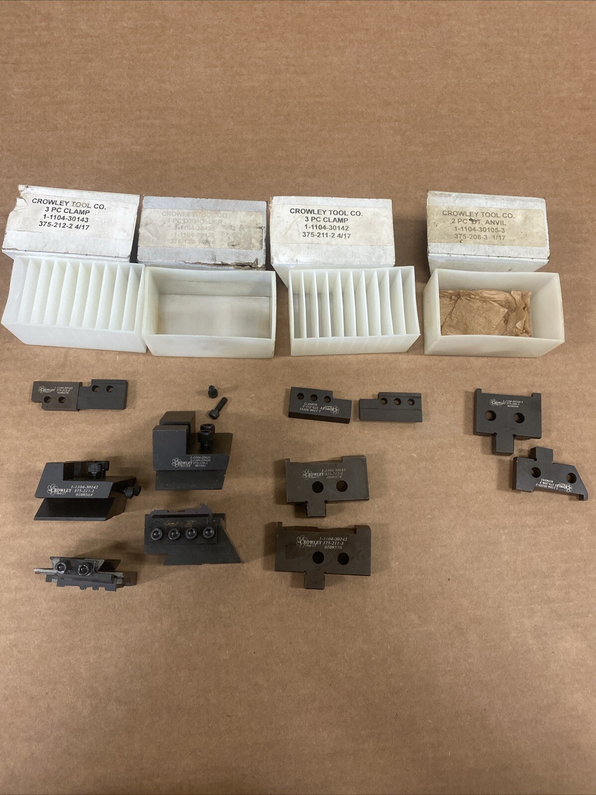LOT Crowley Tool Co. DT Anvil Parts And Components New/Used 375-208-3