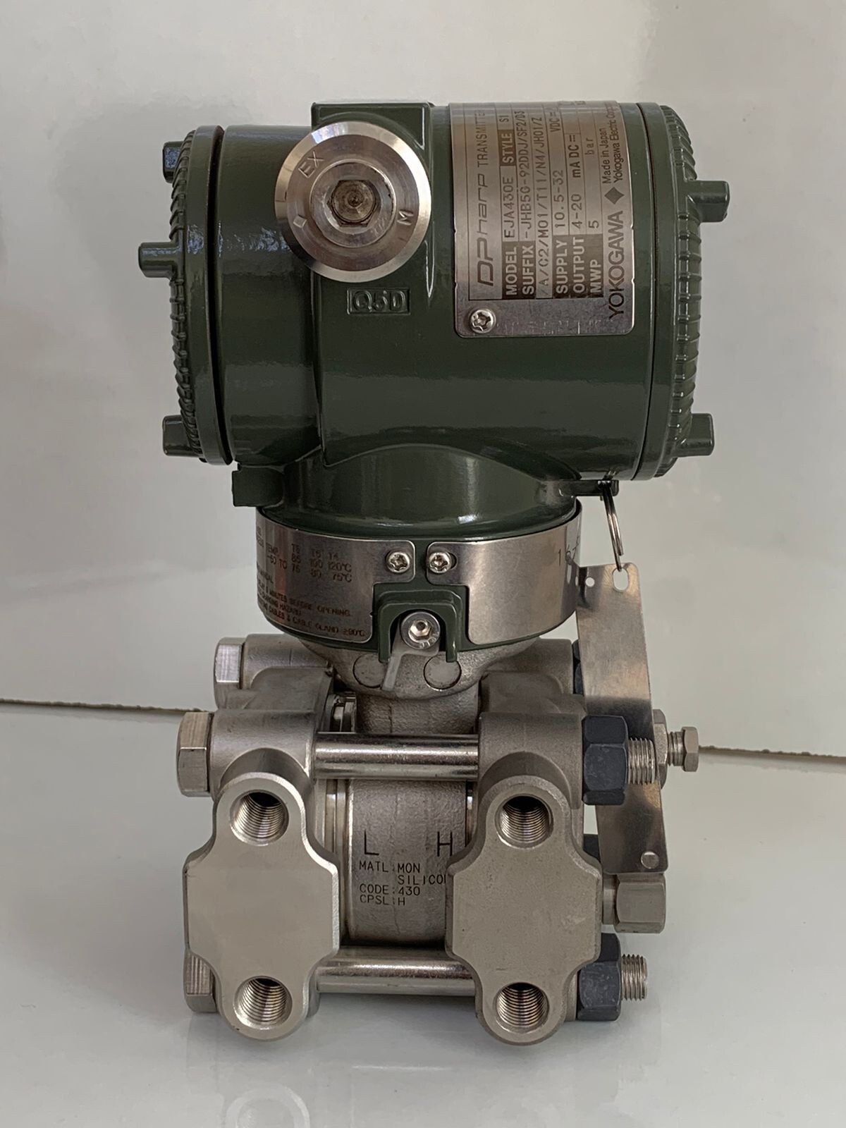 Yokogawa / Pressure Transmitter / EJA430E / S1 / MWP 5 bar, Cal Rng. 0-100 mbar
