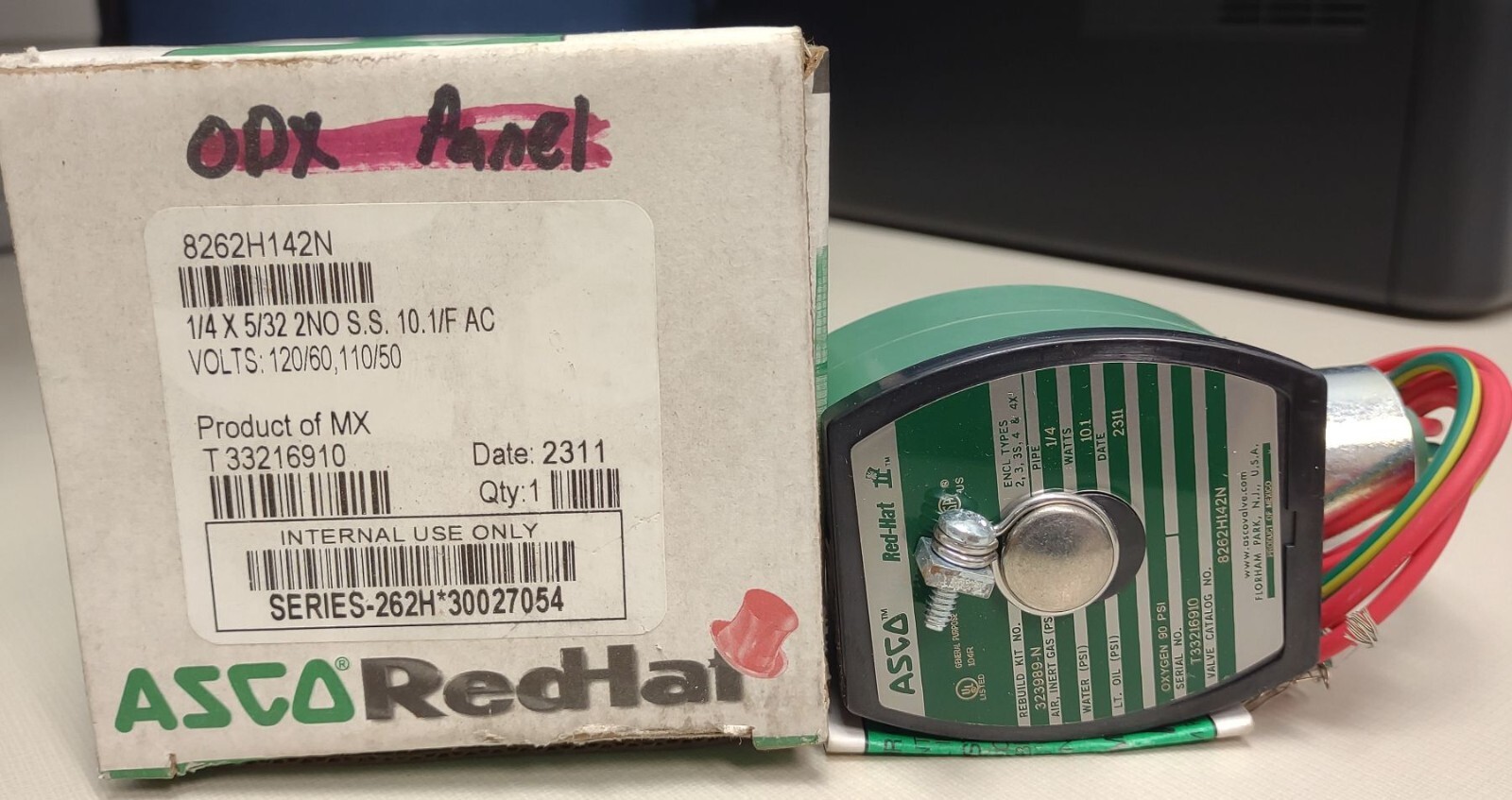 New ASCO 8262H142N 120/60 110/50, Solenoid Valve Normally Open 120 VAC