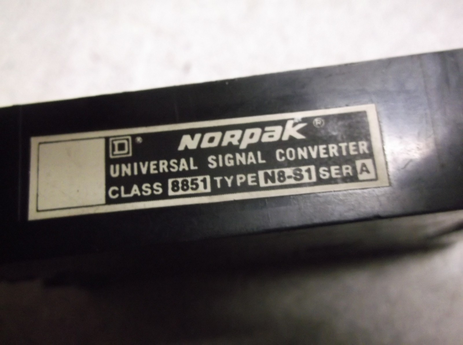 Norpak Square D Universal Signal Converter 8851 N8-S1 Series A *FREE SHIPPING*